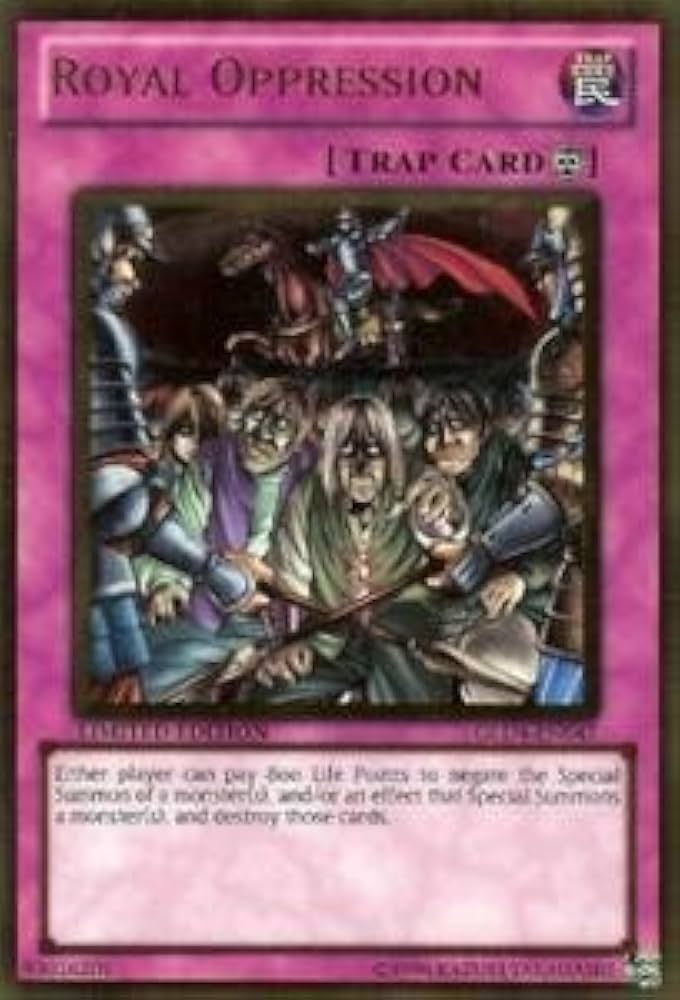 Amazon.co.jp: 遊戯王カード Royal Oppression/王宮の弾圧 GLD4